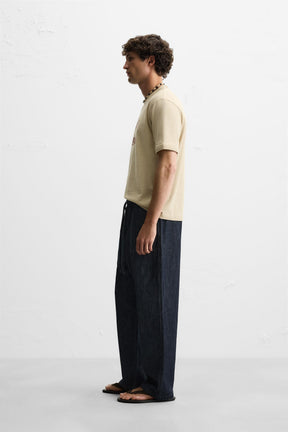 RIBBED SLOGAN T-SHIRT - Image 4