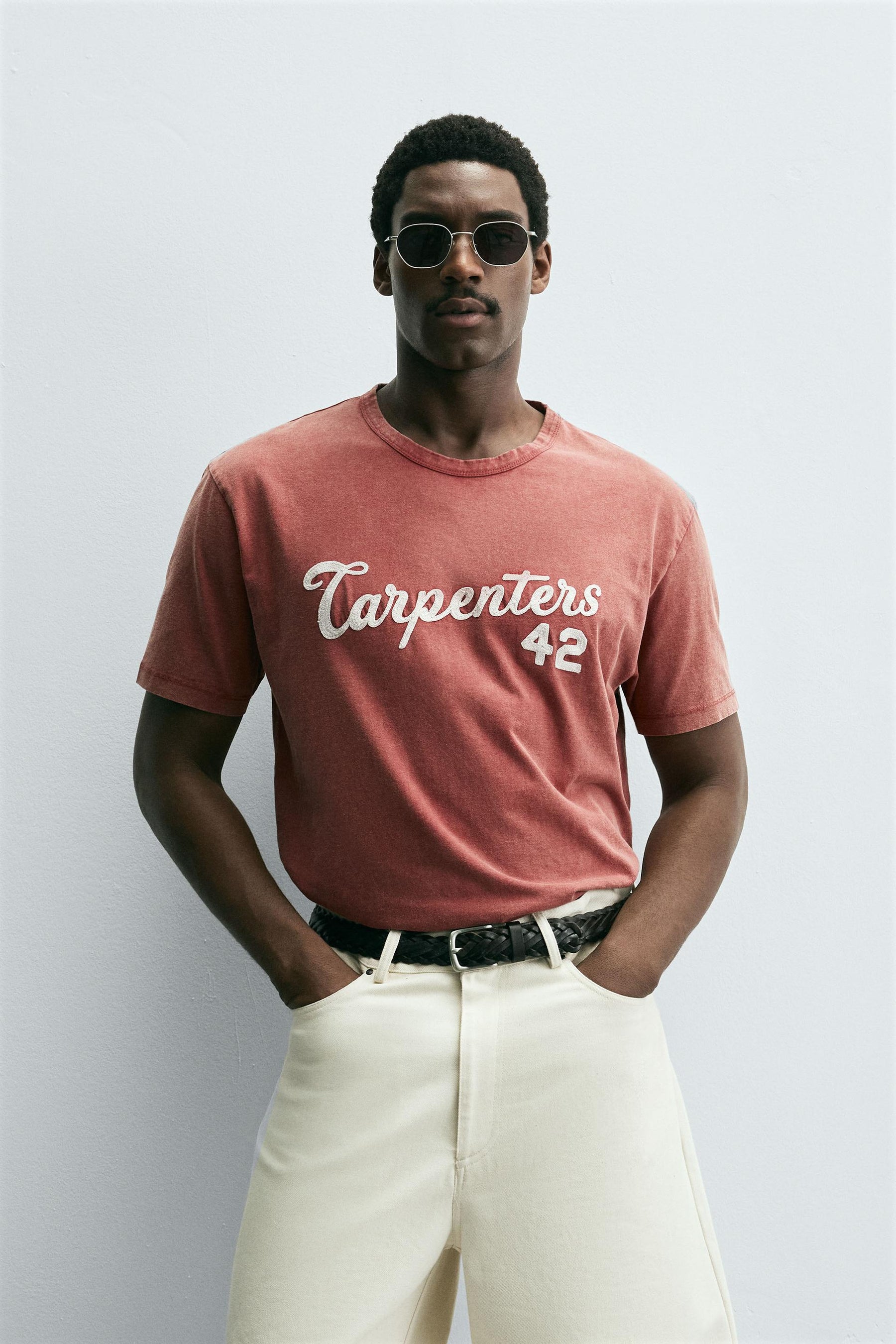 WASHED EMBROIDERED T-SHIRT - Image 2