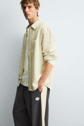 RELAXED FIT COLOUR BLOCK TROUSERS - Image 6