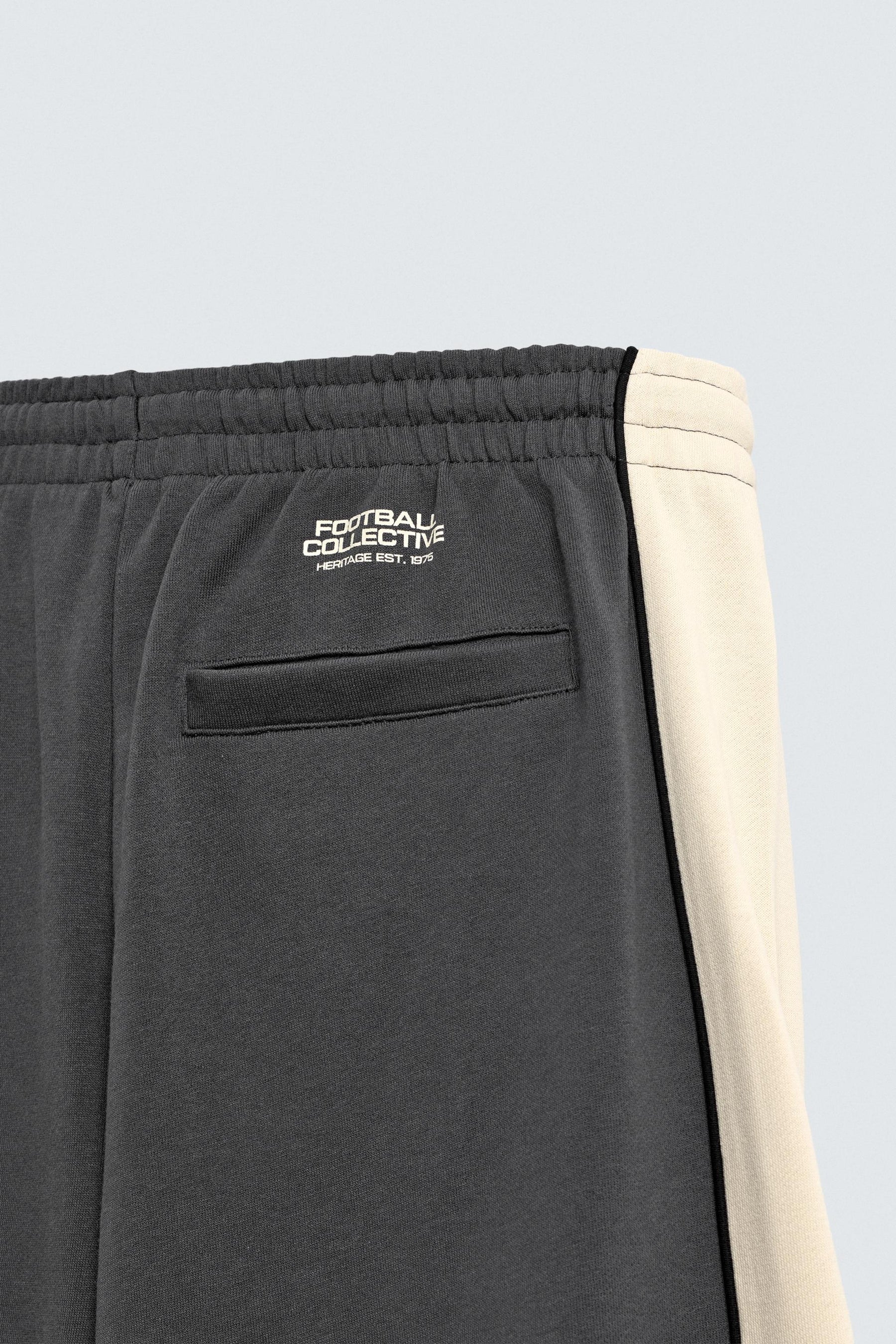 RELAXED FIT COLOUR BLOCK TROUSERS - Image 10