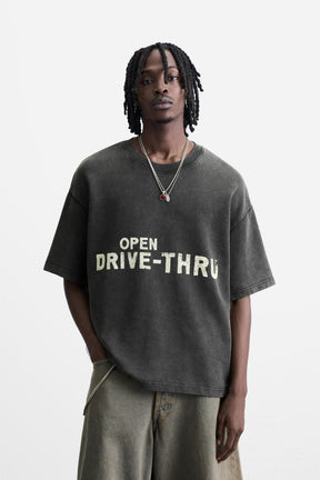 WASHED PRINTED GRAPHIC SWEATSHIRT - Image 2