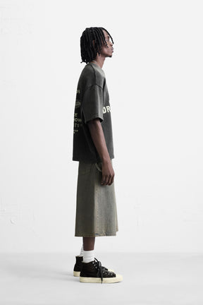 WASHED PRINTED GRAPHIC SWEATSHIRT - Image 4