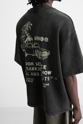 WASHED PRINTED GRAPHIC SWEATSHIRT - Image 6