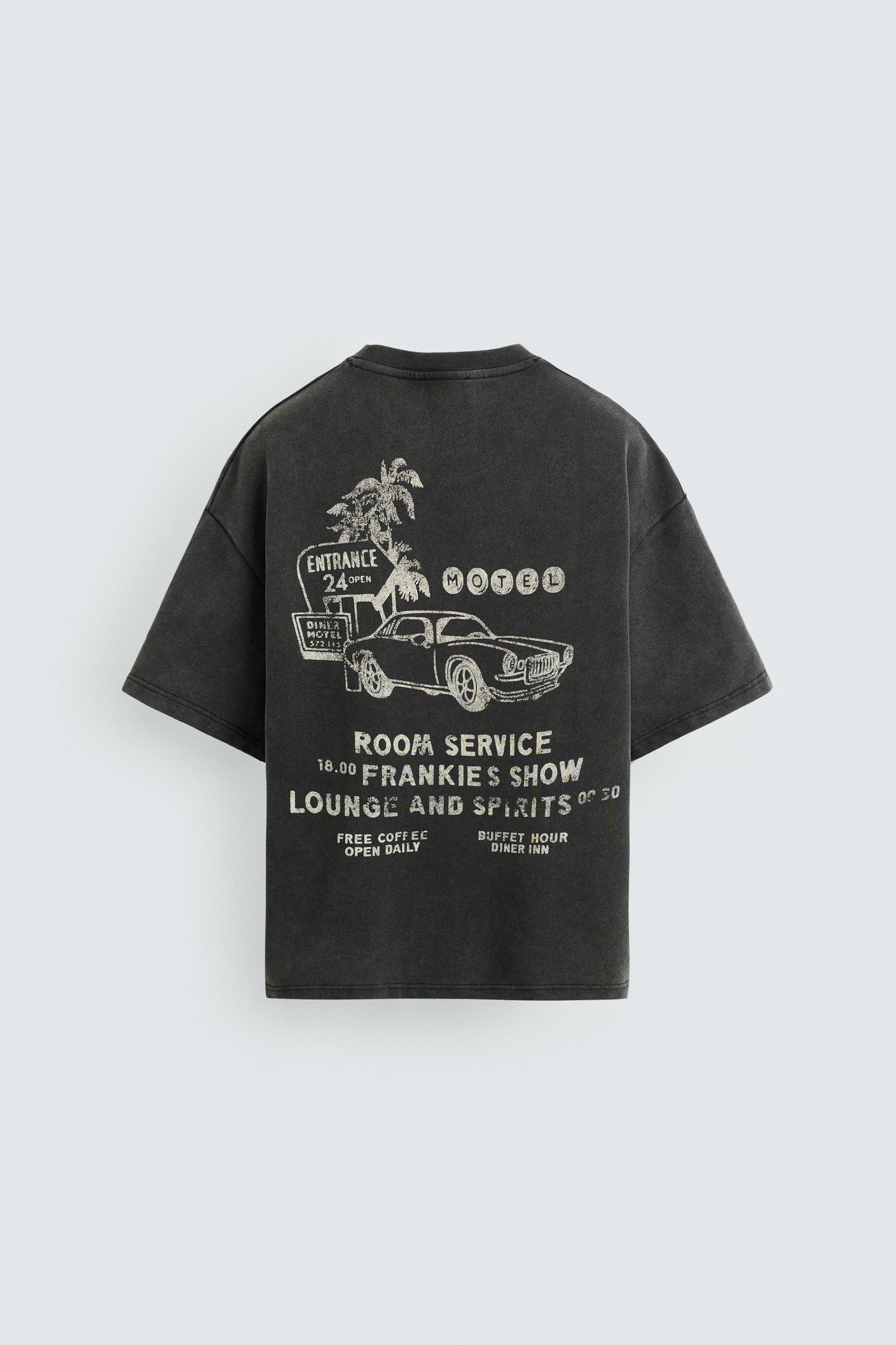 WASHED PRINTED GRAPHIC SWEATSHIRT - Image 7