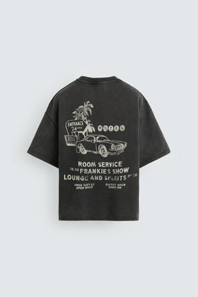 WASHED PRINTED GRAPHIC SWEATSHIRT - Image 7