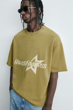 WASHED PRINTED SLOGAN SWEATSHIRT - Image 7