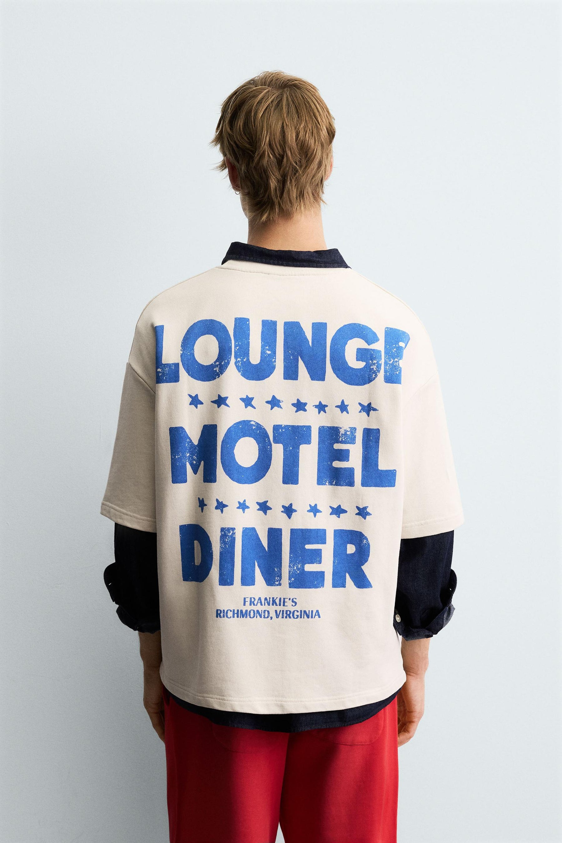 WASHED PRINTED SWEATSHIRT - Image 3