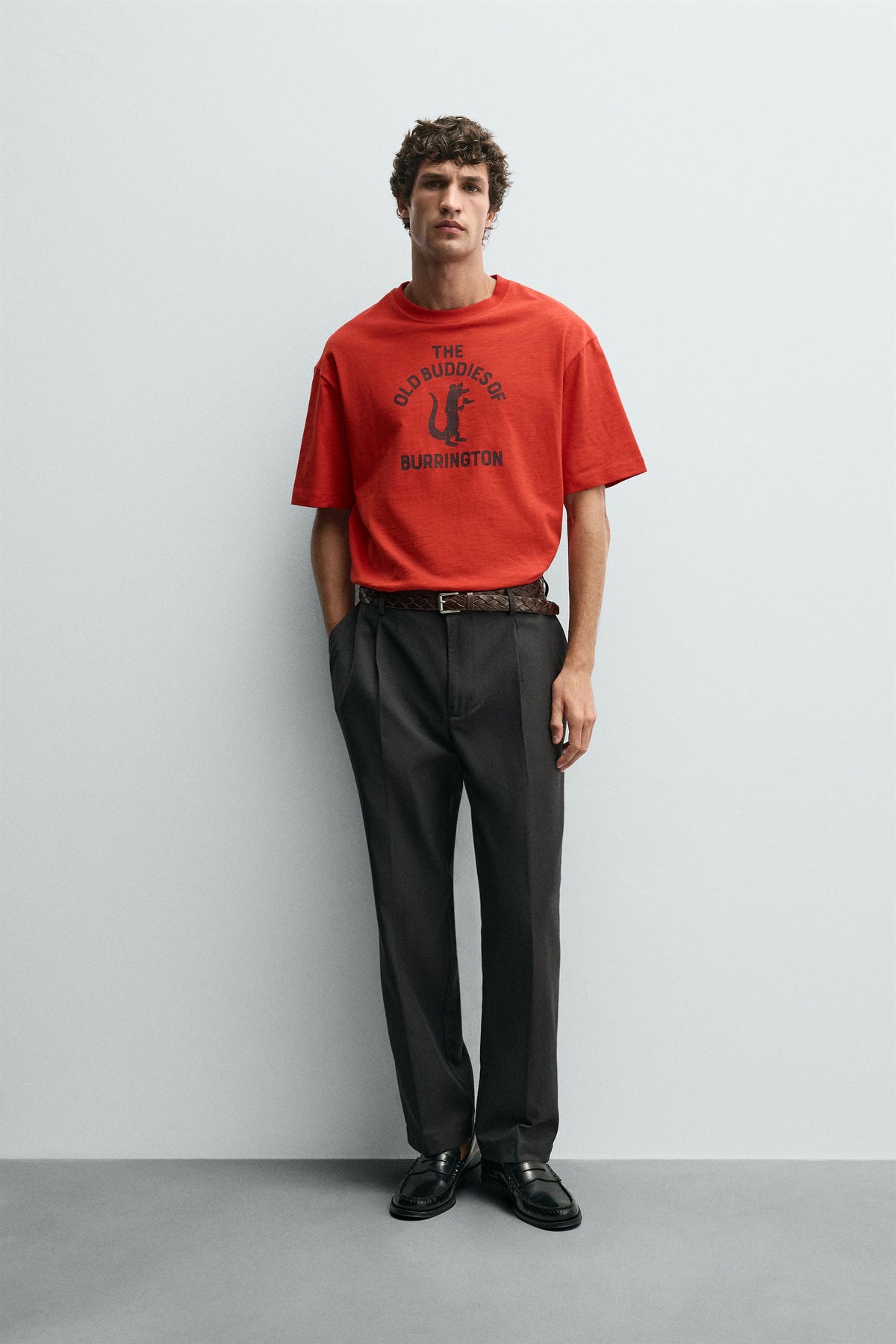 CONTRAST PRINT T-SHIRT - Image 1