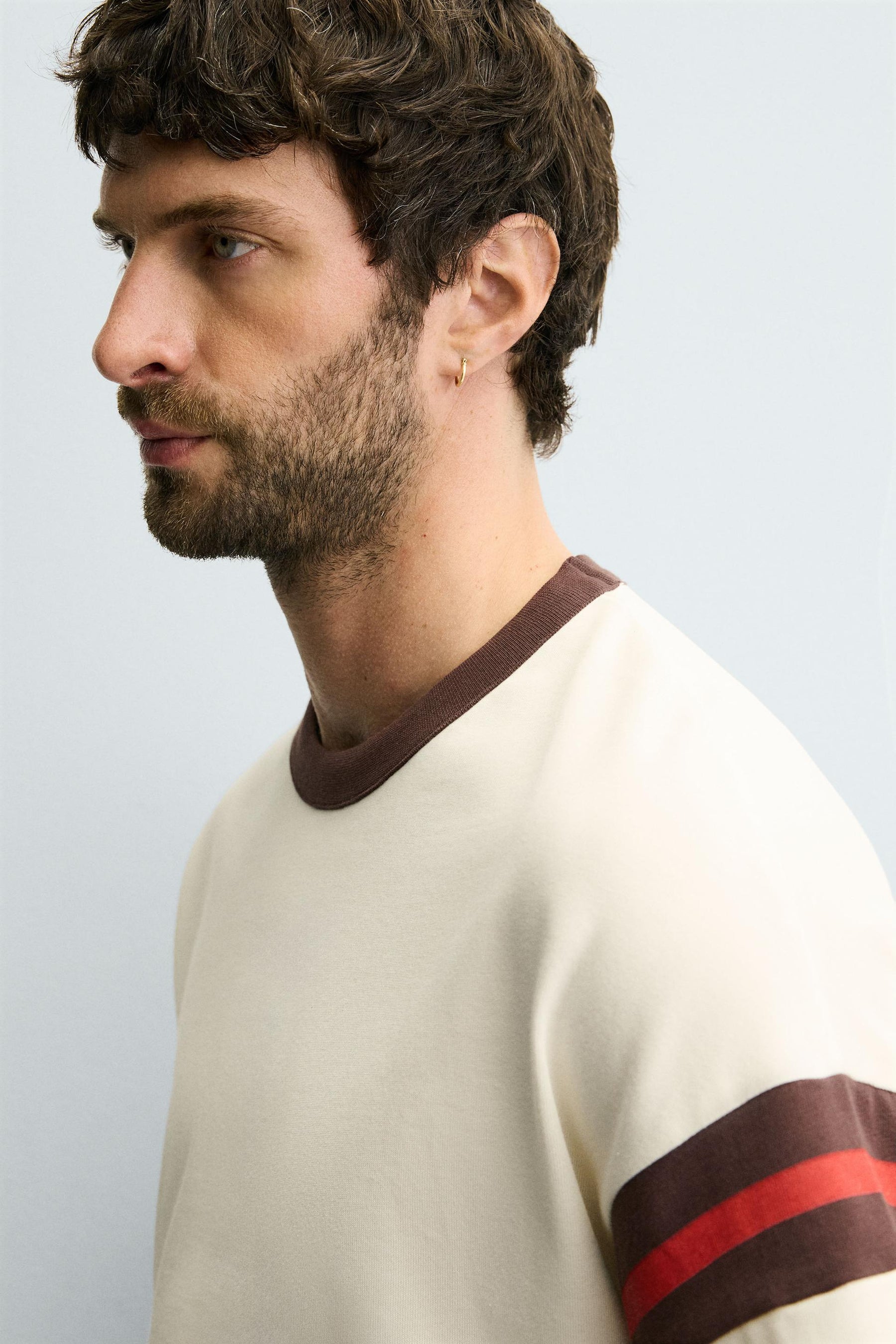 RIBBED STRIPED T-SHIRT - Image 5