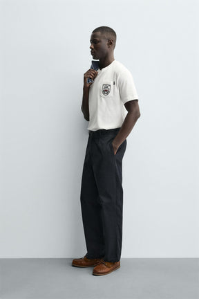 T-SHIRT WITH RABBIT PATCH - Image 4