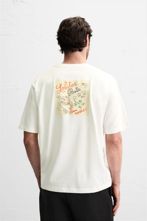 CONTRAST EMBROIDERY T-SHIRT - Image 3