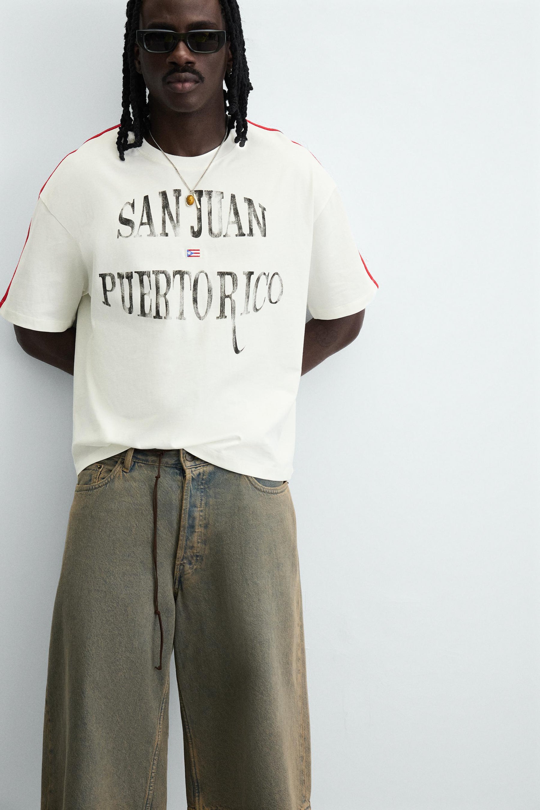 FLAG EMBROIDERED T-SHIRT - Image 5