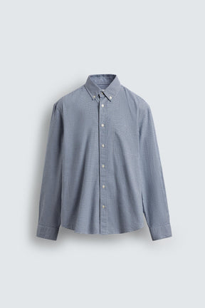 TEXTURED CHECK SHIRT - Image 7