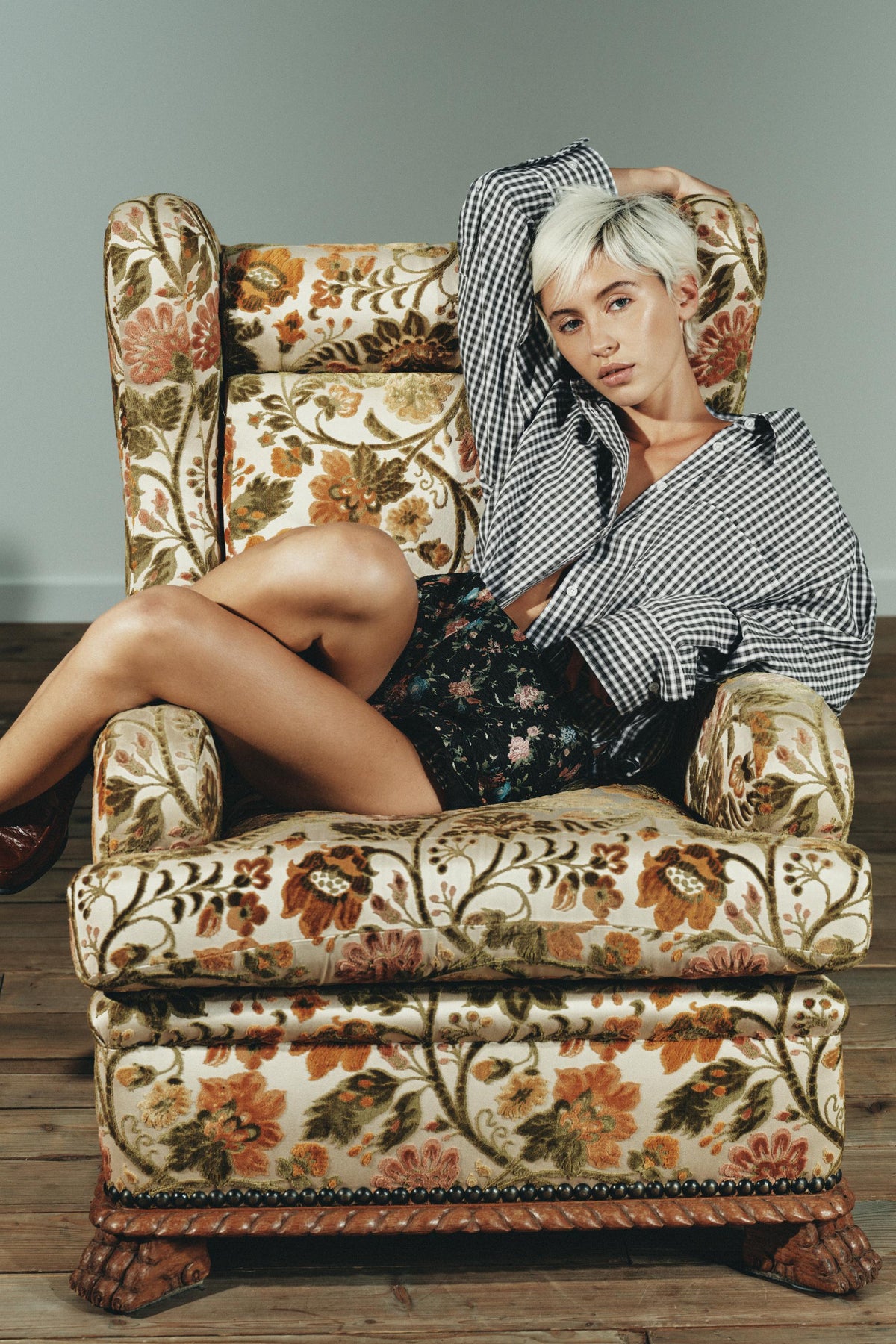 Kariertes Hemd, normale Passform