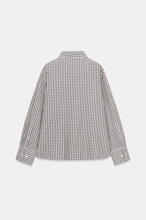 Kariertes Hemd, normale Passform