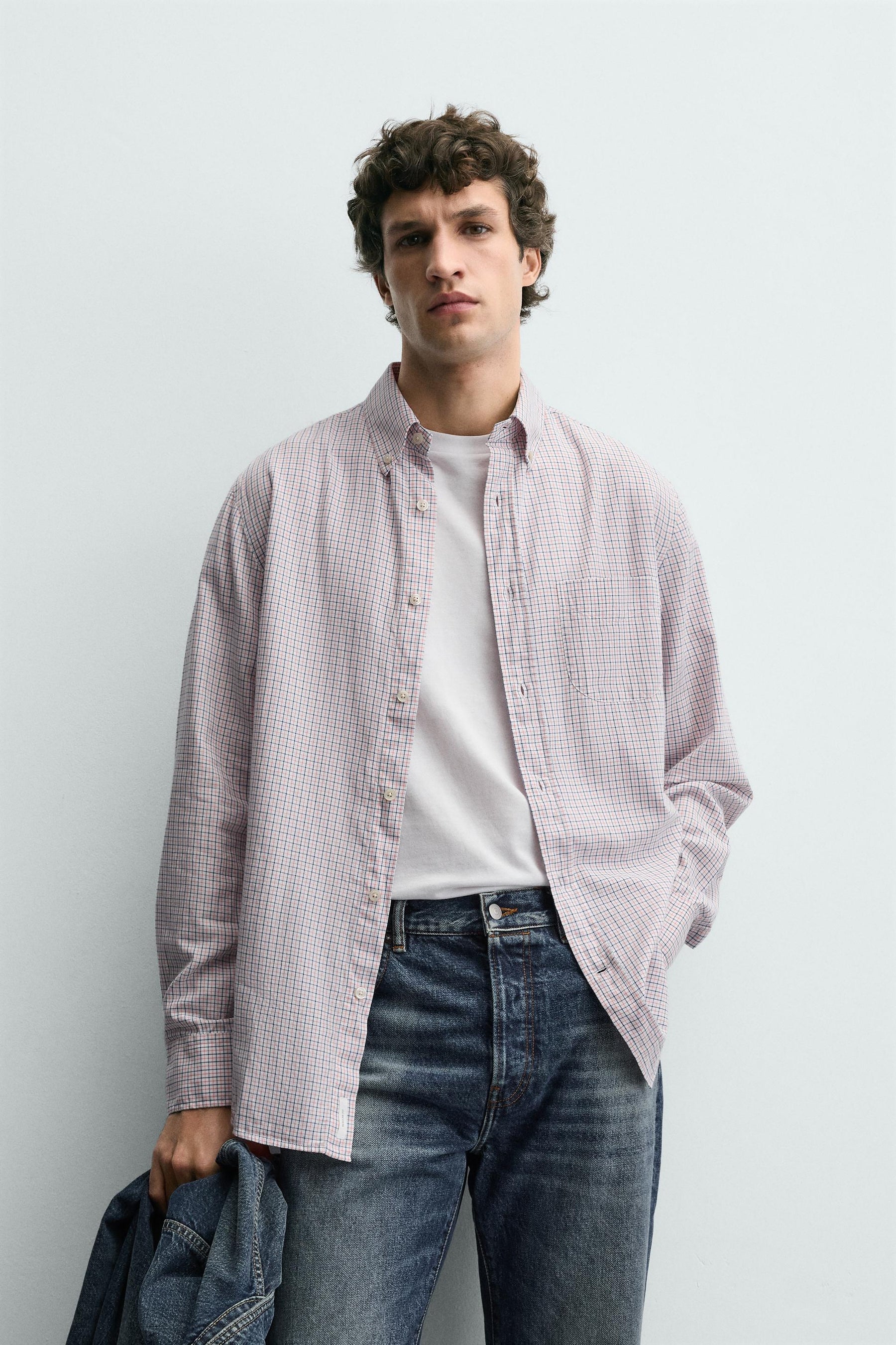 CHECK SHIRT WITH POCKET - Image 2