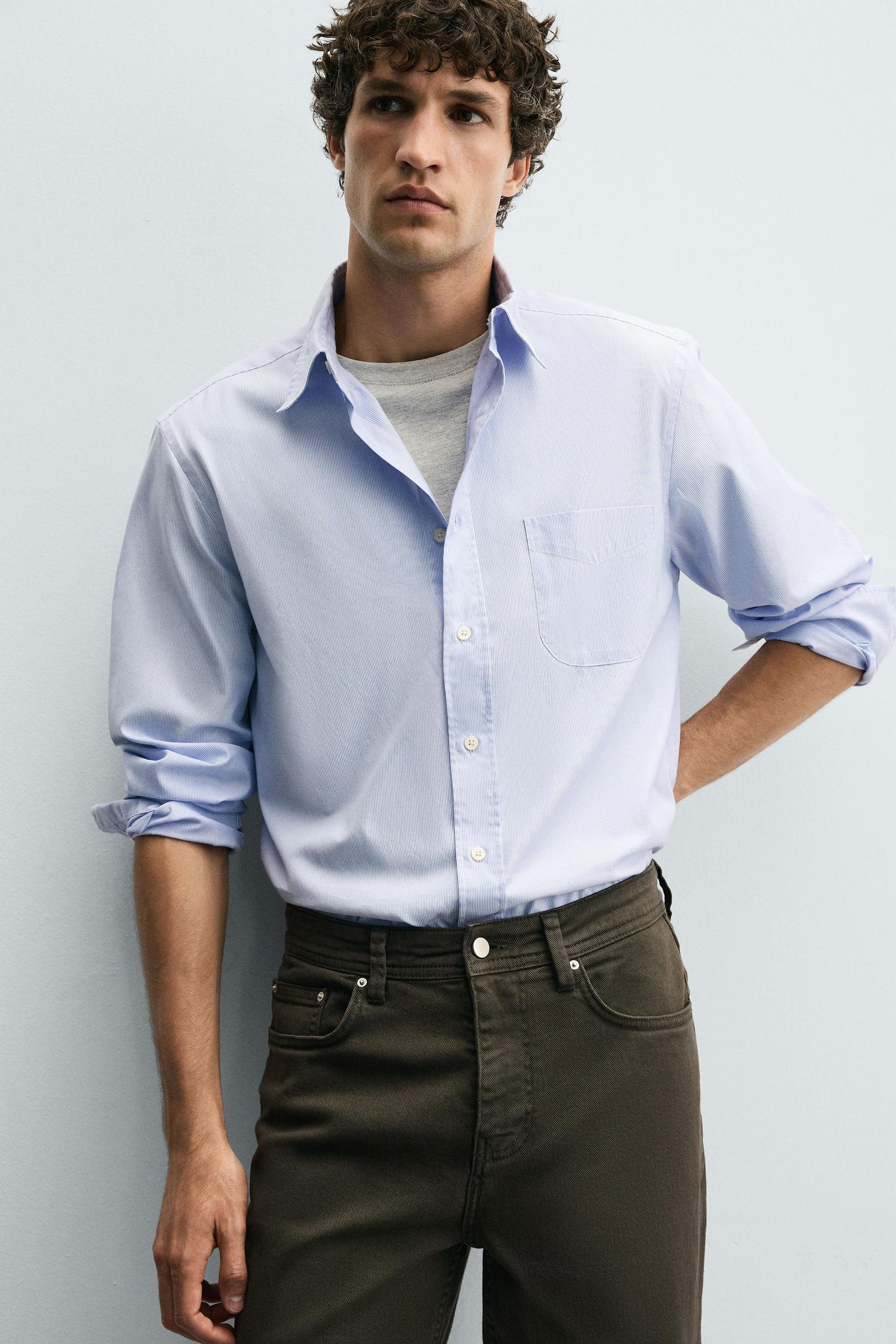 REGULAR FIT STRIPED SHIRT - Image 5