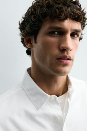 TEXTURED COTTON SHIRT - Image 5