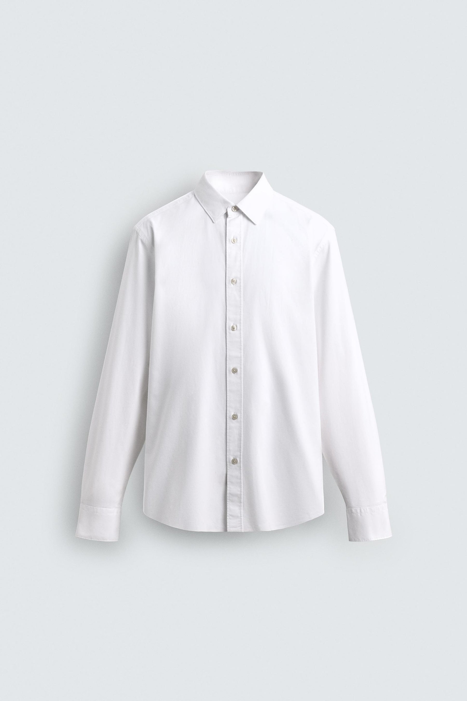 TEXTURED COTTON SHIRT - Image 6