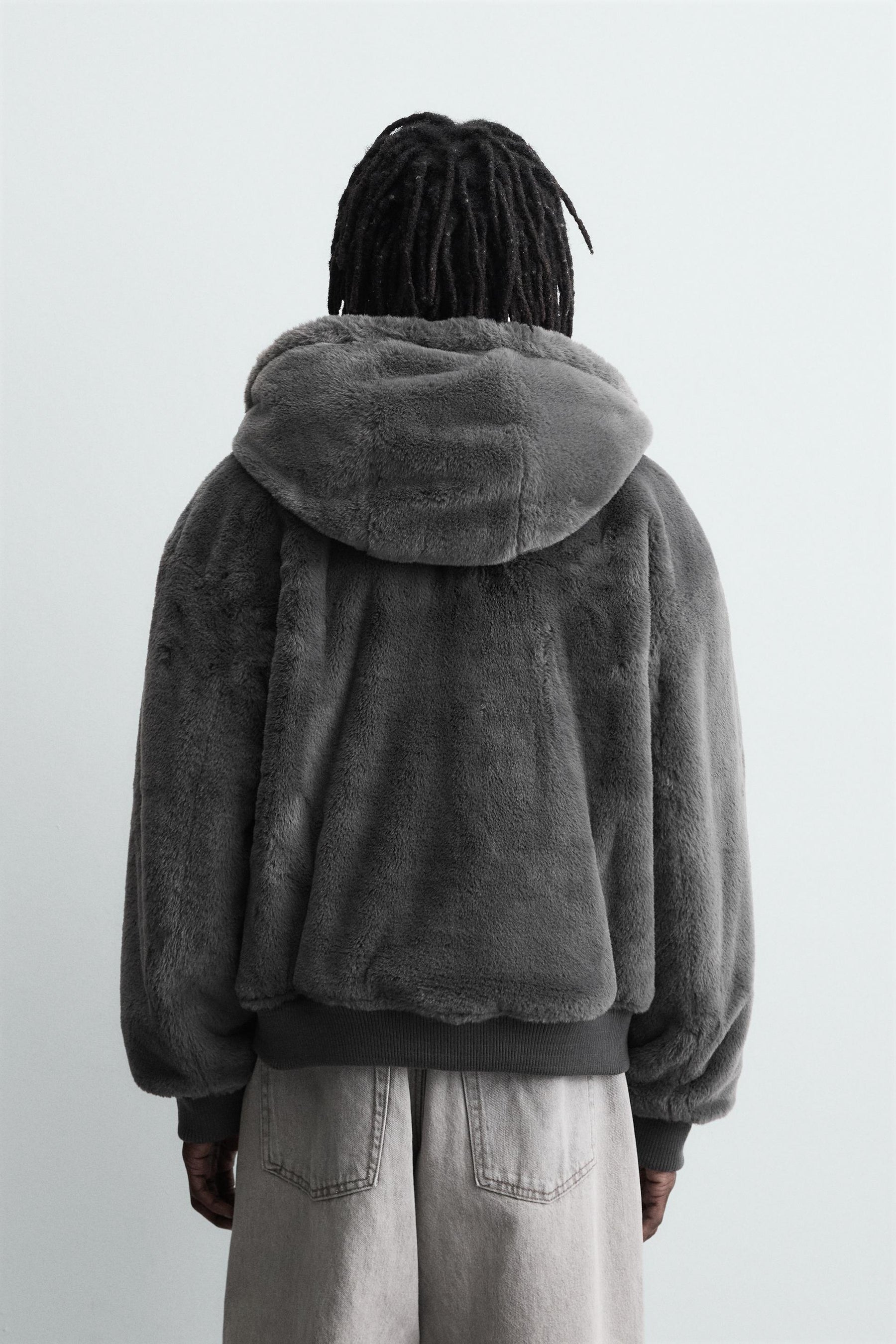 Reversible Faux Leather Bomber