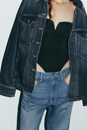 Rüschenbody aus Polyamid