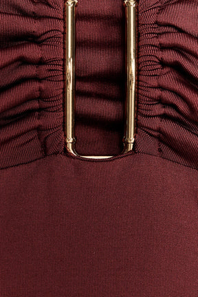 Drapiertes Neckholder-Top