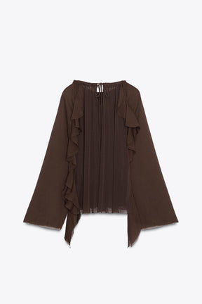 Rüschenbluse