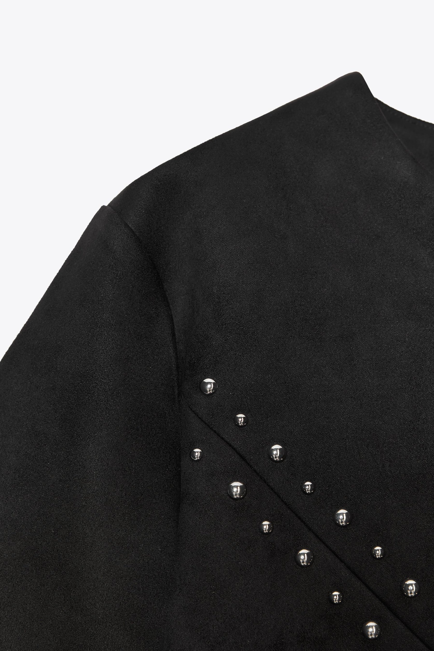 STUDDED FAUX SUEDE DRESS - Image 8