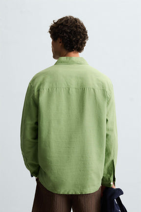 LINEN/COTTON POLO SHIRT - Image 3