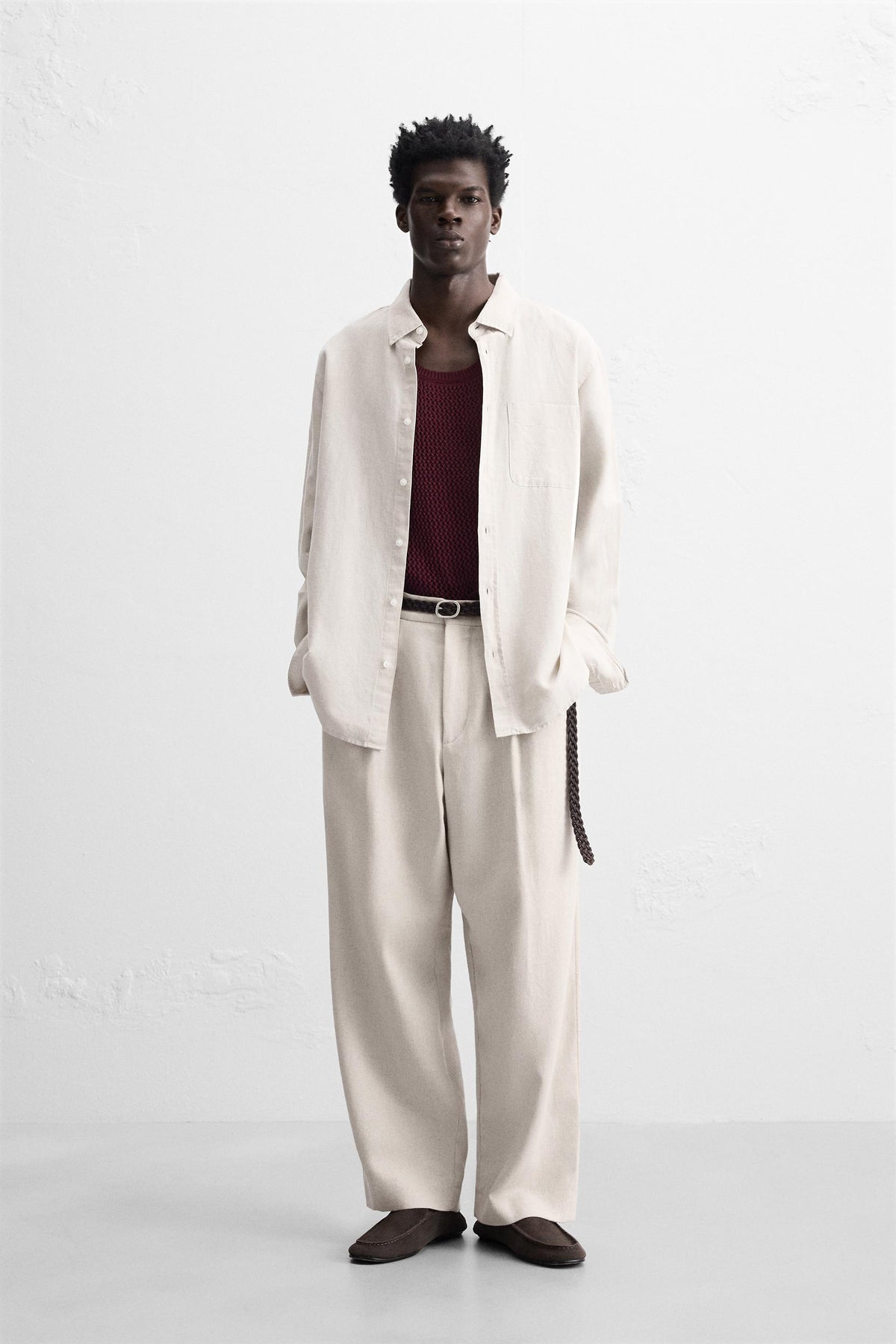 COTTON - LINEN SHIRT - Image 1