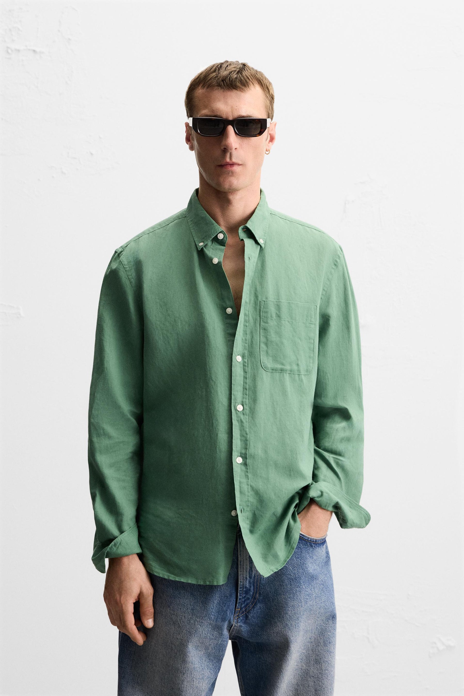 COTTON - LINEN SHIRT - Image 2