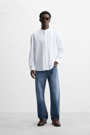 COTTON - LINEN SHIRT - Image 1