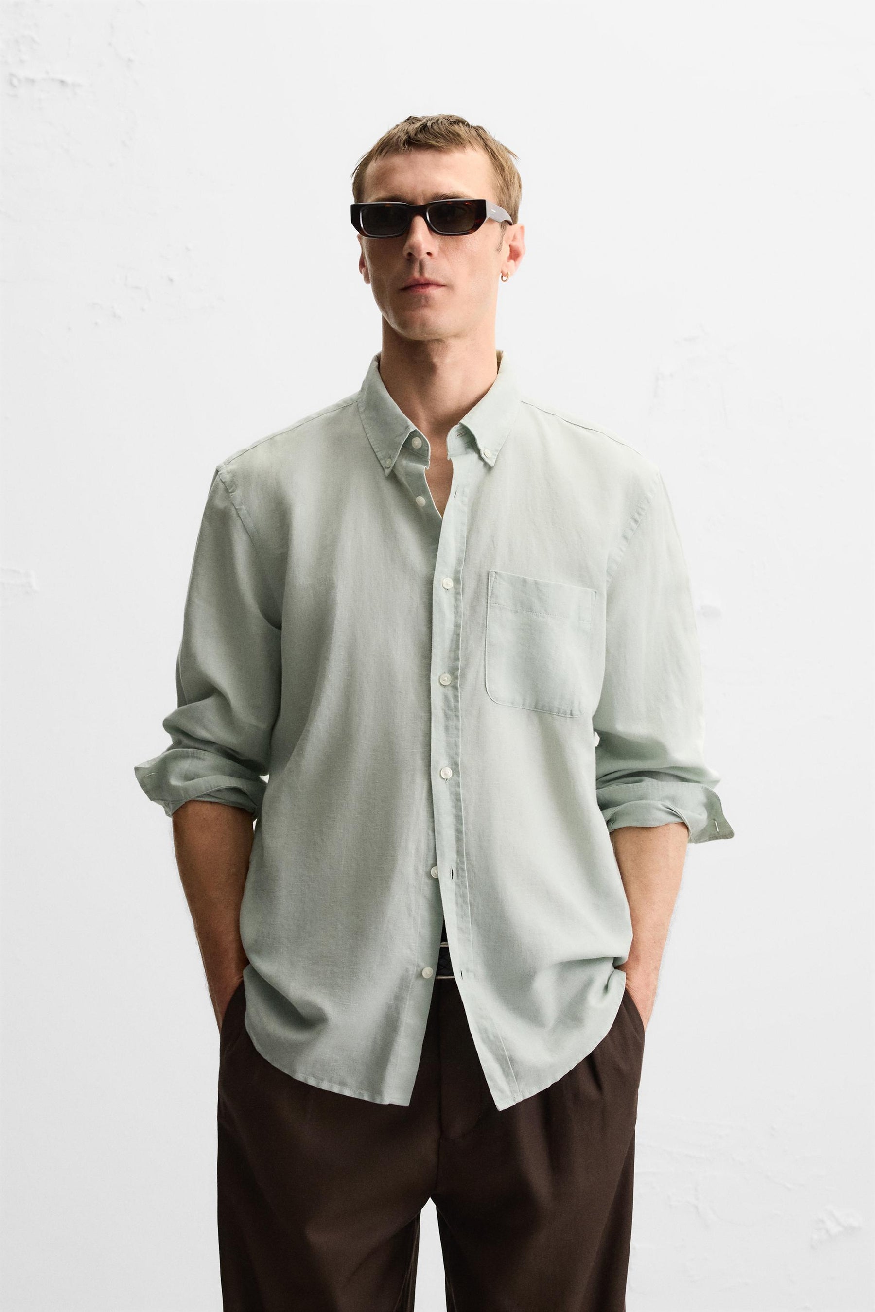 LINEN/COTTON SHIRT - Image 2