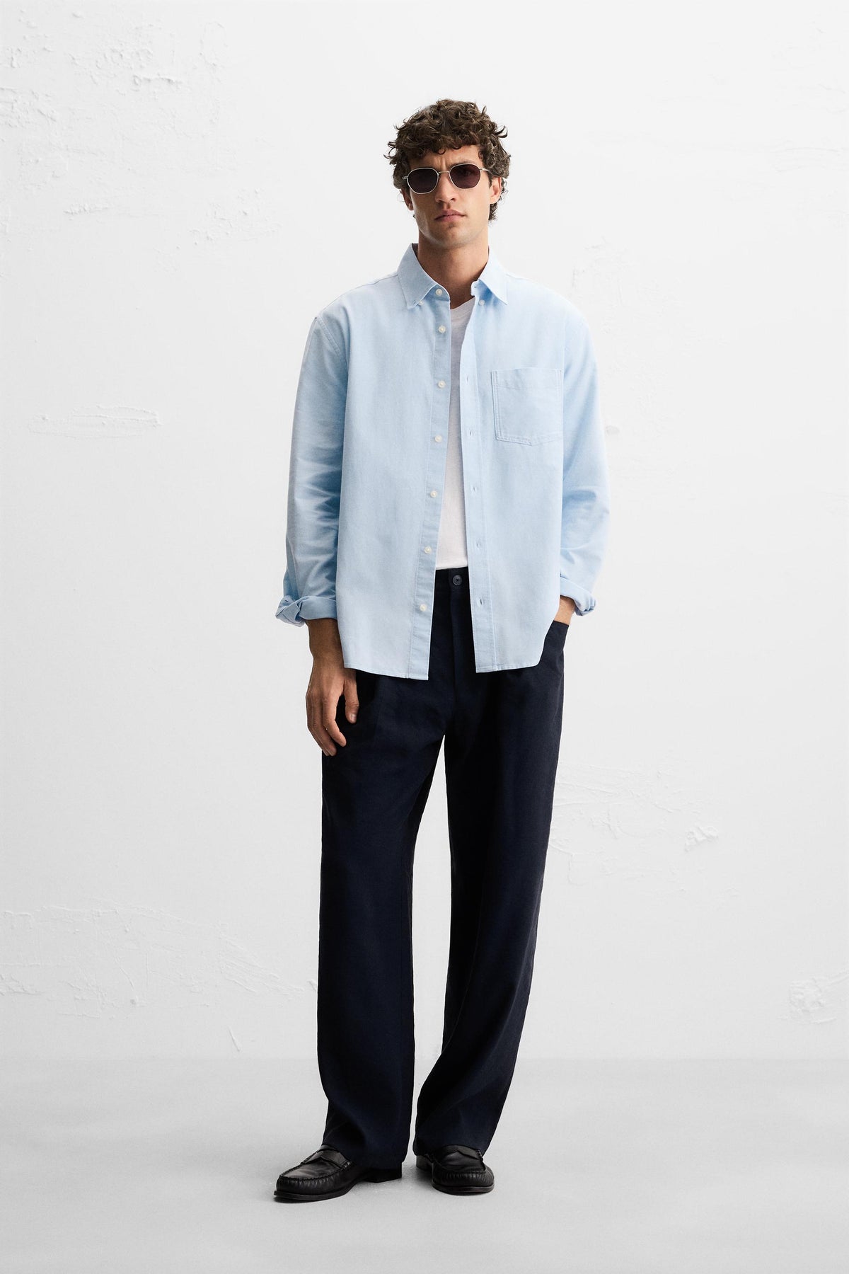 TEXTURED OXFORD SHIRT - Image 1