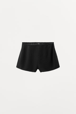 Viskose-Shorts mit Wellenmuster