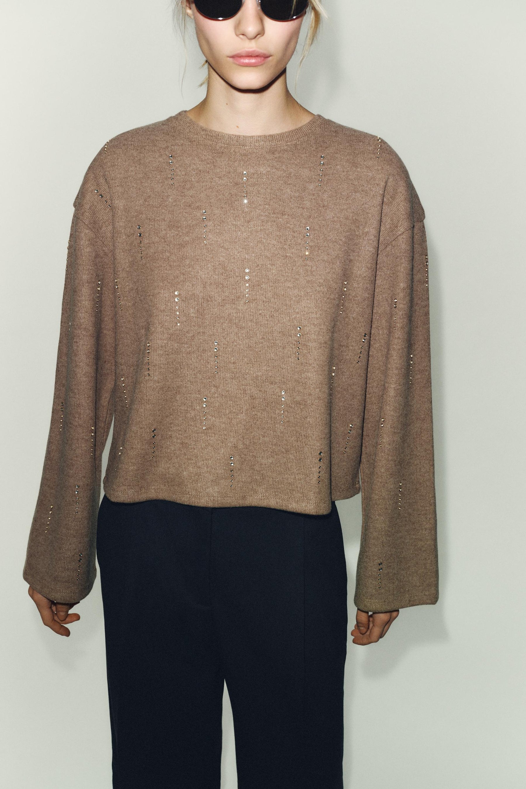 SPARKLY RIBBED JUMPER - Image 3
