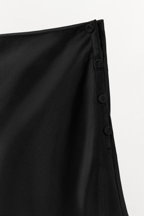 Shorts mit Satin-Spitzenbesatz