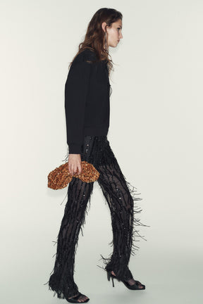 ORGANZA-BLUMEN-SWEATSHIRT