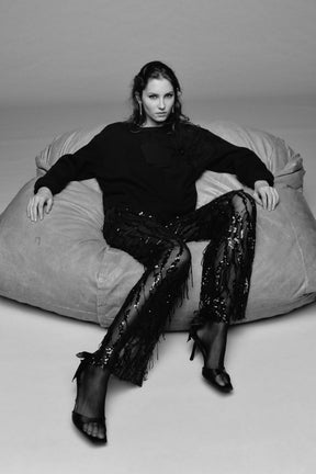 ORGANZA-BLUMEN-SWEATSHIRT