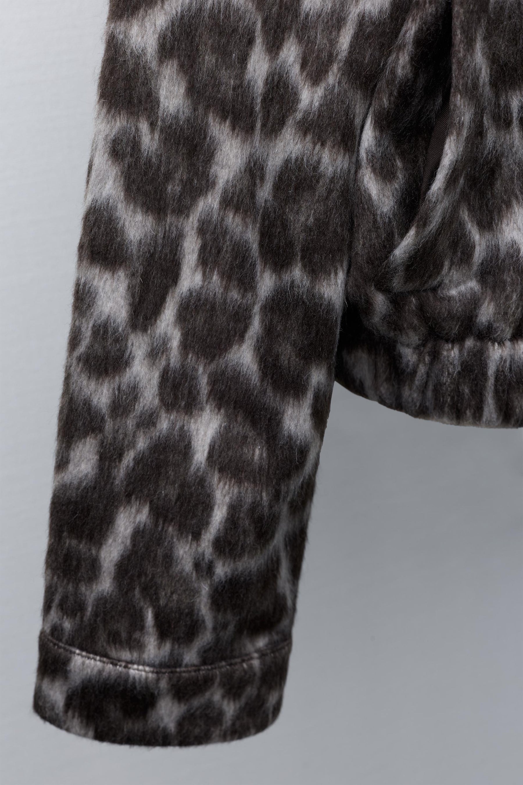 ANIMAL PRINT BOMBER JACKET - Image 7