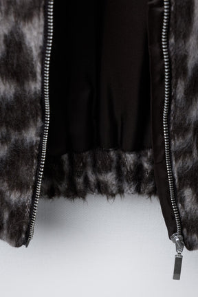 ANIMAL PRINT BOMBER JACKET - Image 7