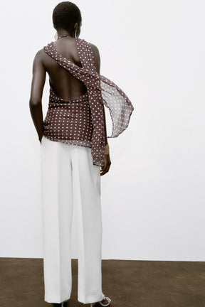 Polka Dot Neckholder-Top