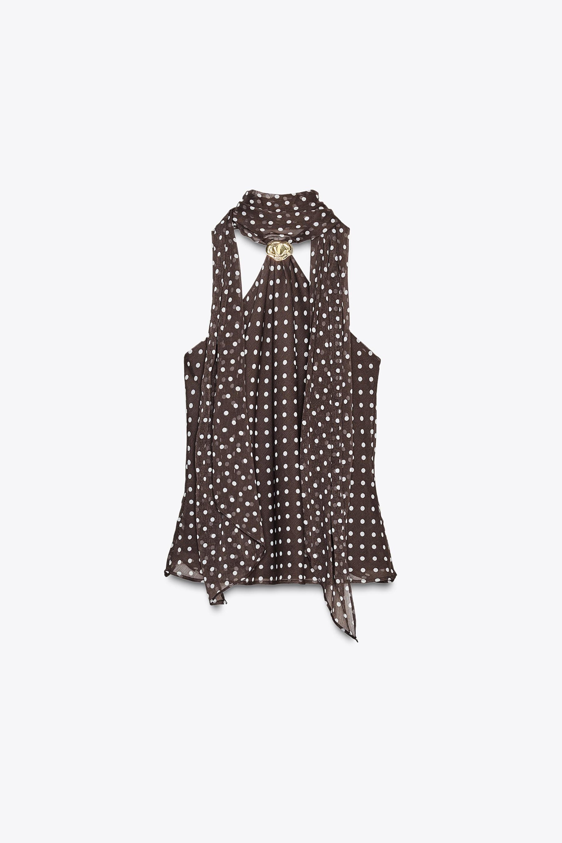 Polka Dot Neckholder-Top