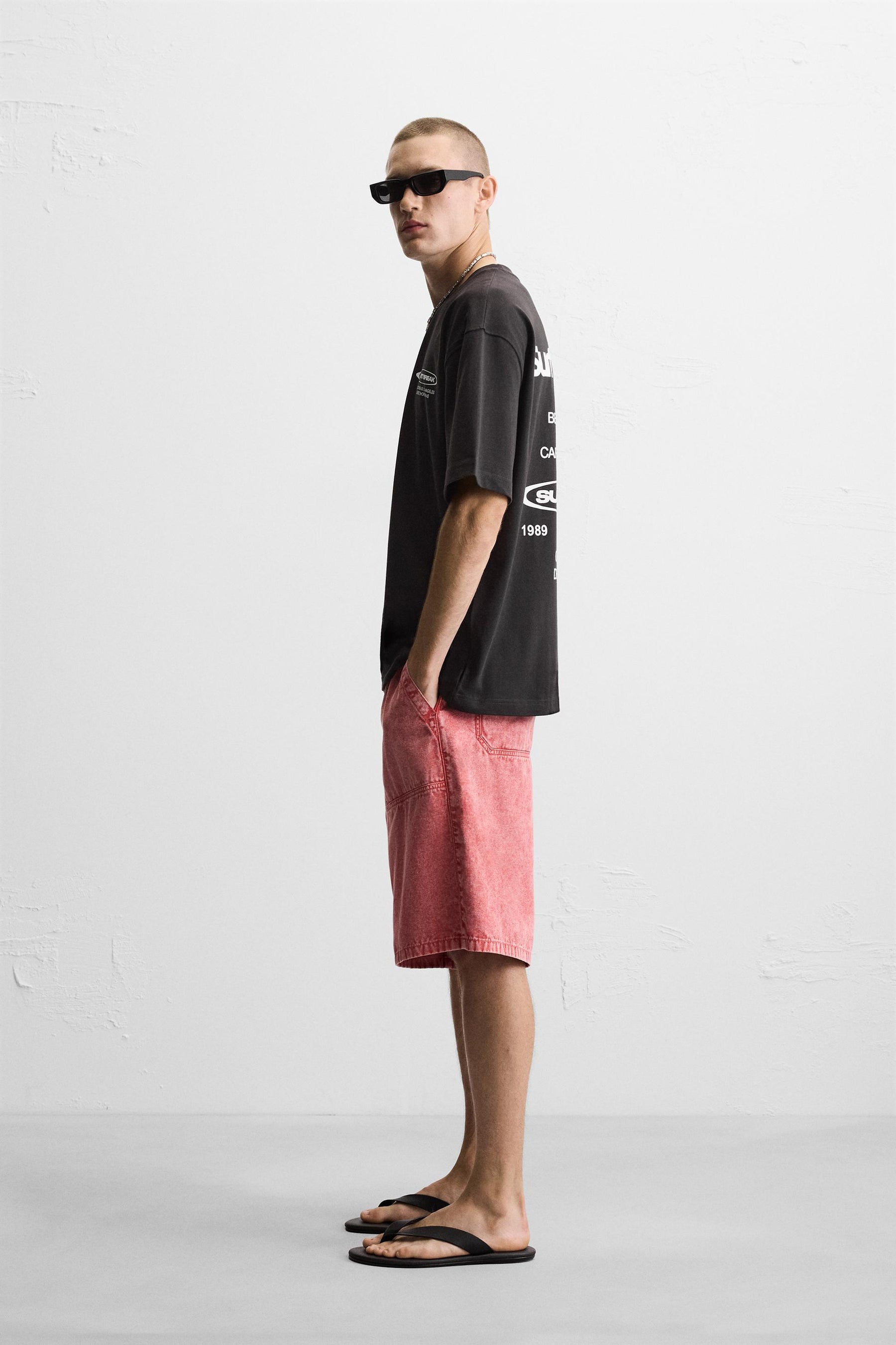 SLOGAN PRINT T-SHIRT - Image 4