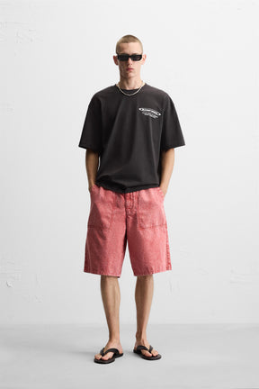 SLOGAN PRINT T-SHIRT - Image 1