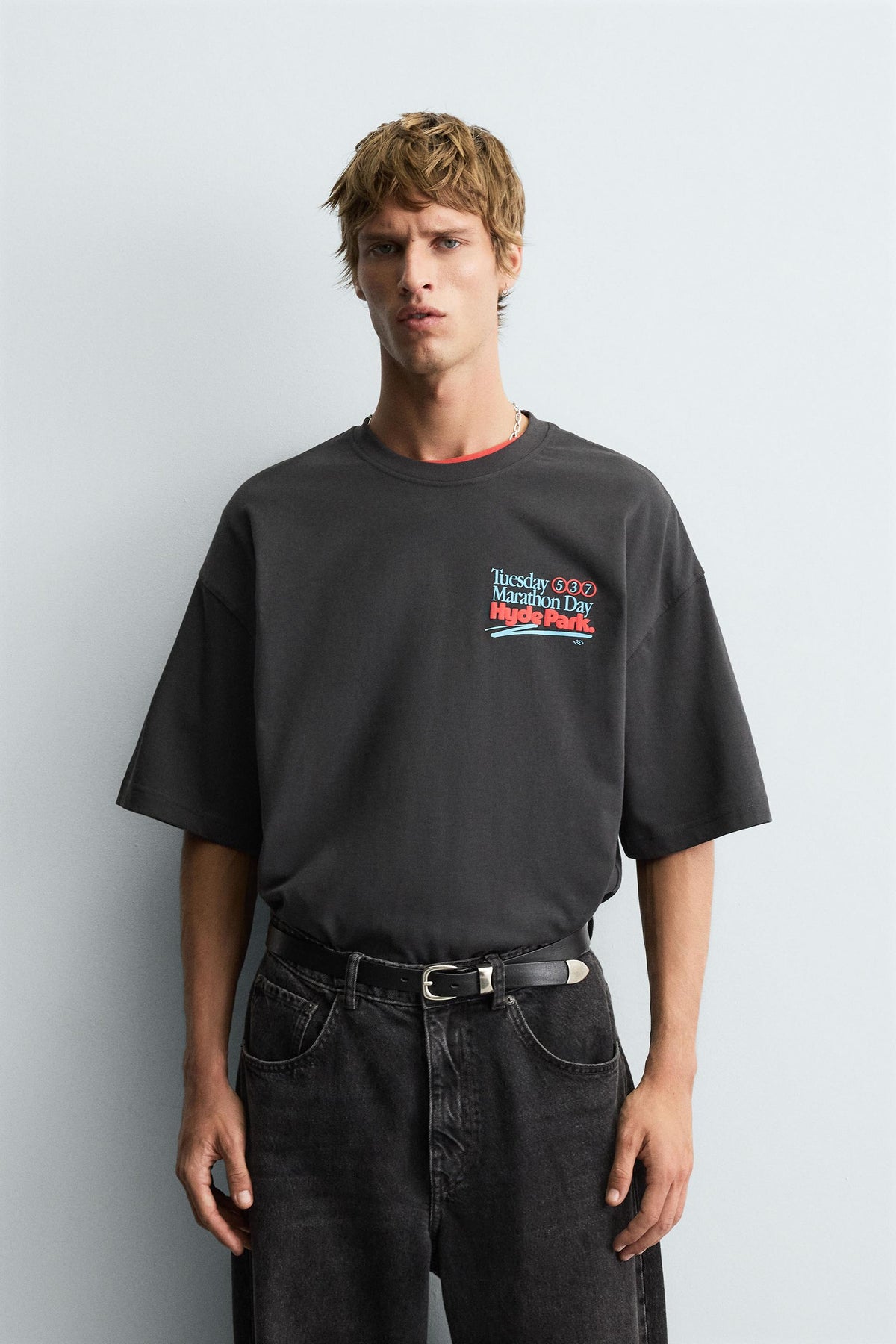 FADED NUMBER T-SHIRT - Image 2