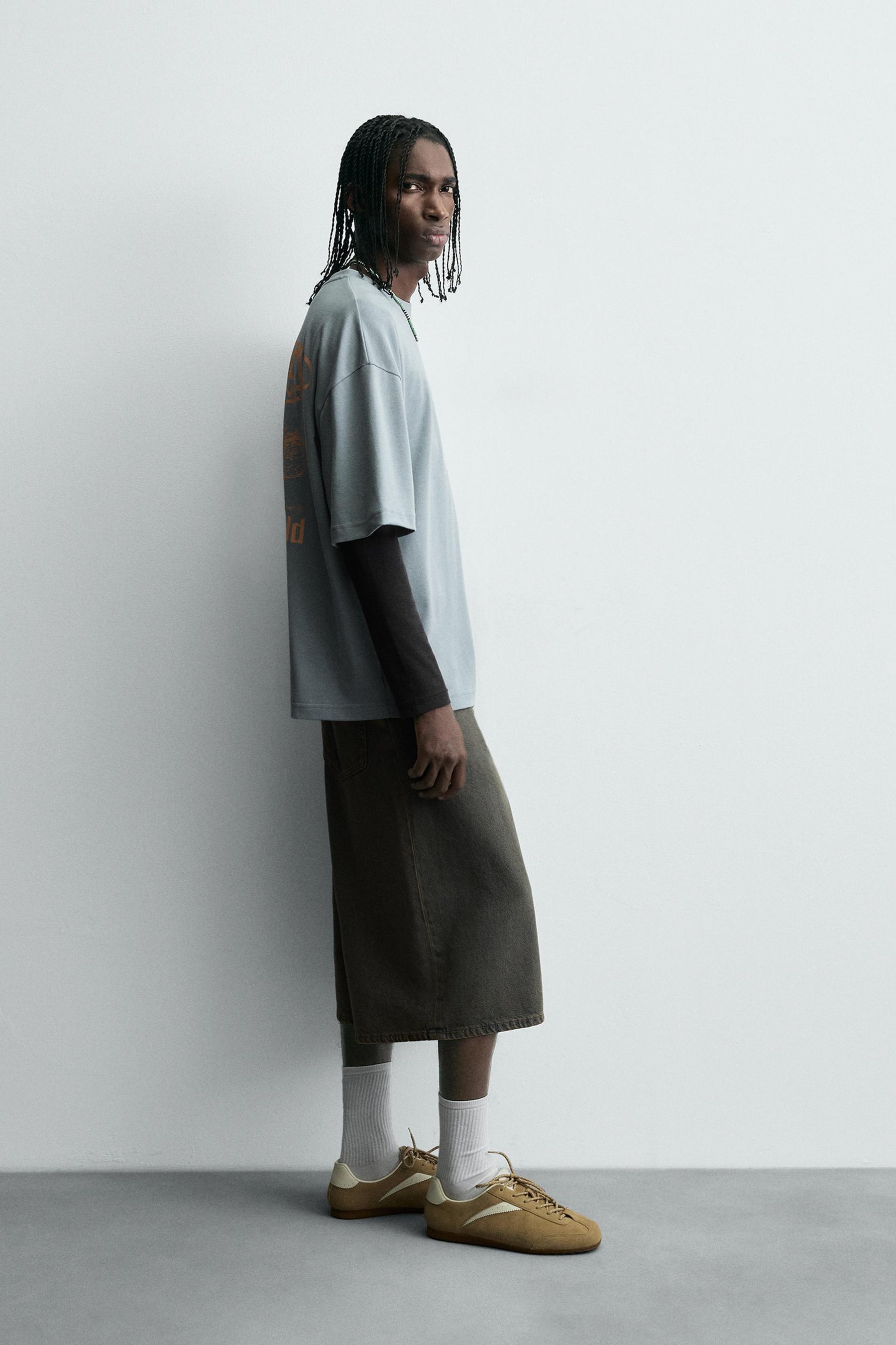 WASHED PRINT T-SHIRT - Image 4