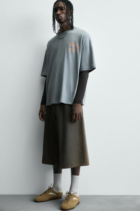 WASHED PRINT T-SHIRT - Image 5