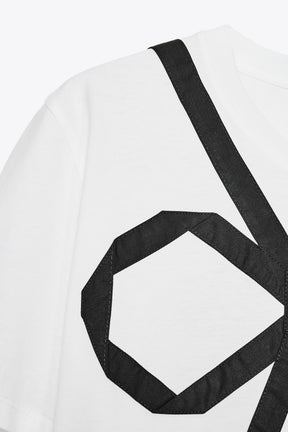 T-Shirt mit kontrastierender Schleife