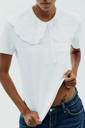 GESTICKTES PETER PAN HALSBAND